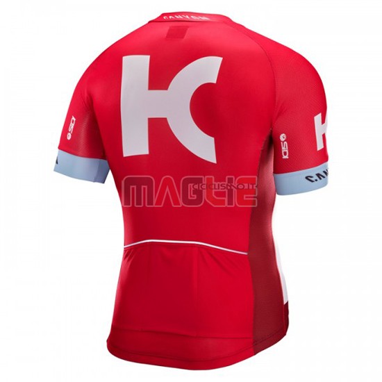 Maglia Katusha manica corta 2016 bianco e rosso